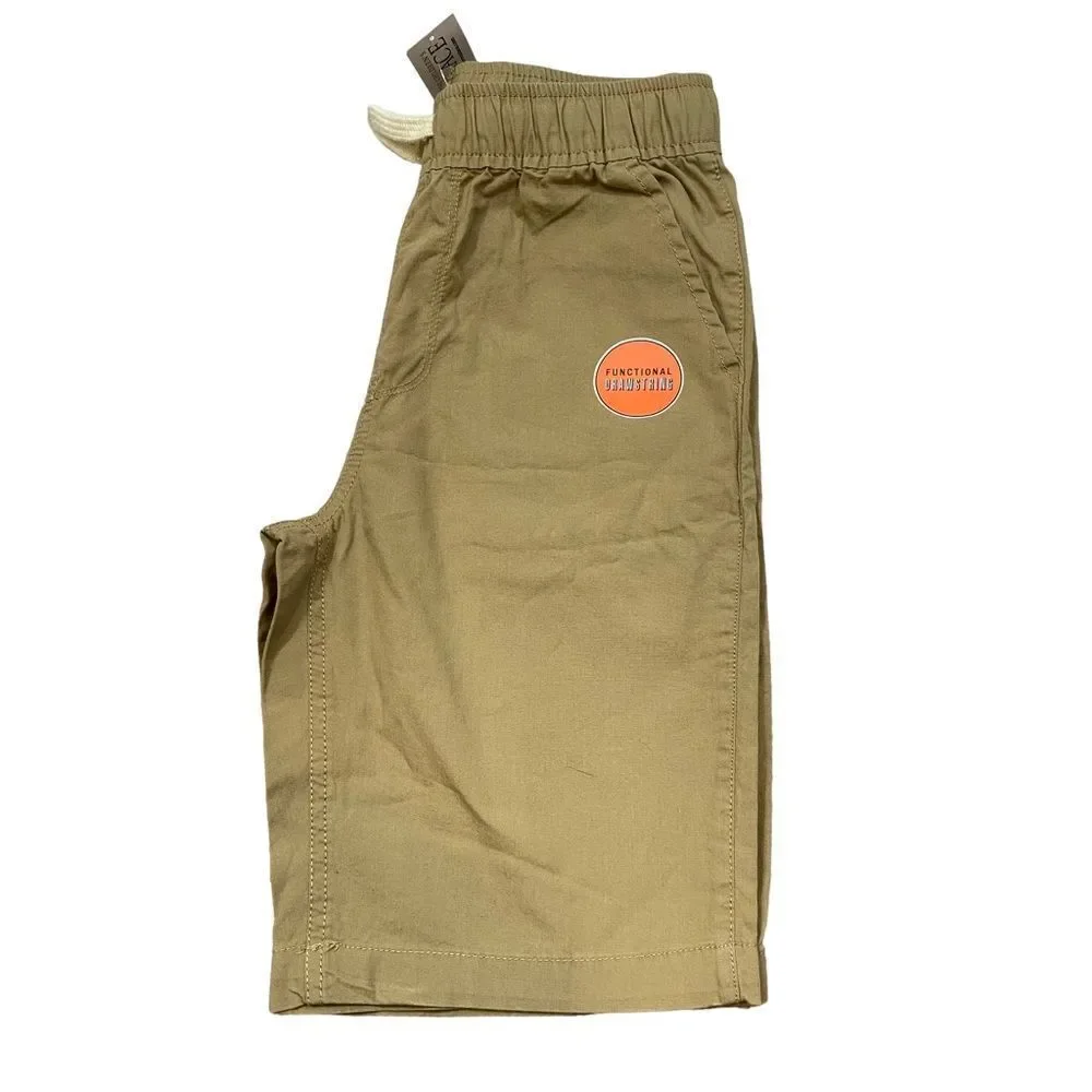 New with Tags Boy’s The Children’s Place Tan Pull On Chino Shorts‎ Size 12